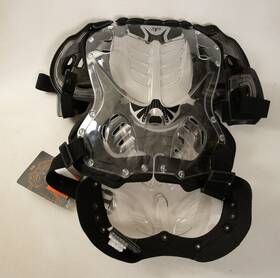 Jsf6 Fox 884065823220 Motocross Chest Protector Ux4/jsf6 R3 Roost Deflector Large Black Nwt