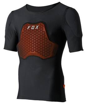 Fox Racing 191972508936 Baseframe Pro Mens Short Sleeve Protective Shirt Black Xl