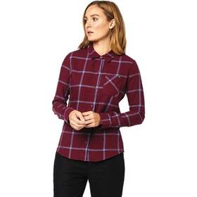 23537-527-l Fox Racing Roost Womens Flannel Shirt Cranberry Sz L 23537-527-l Fox Racing Roost Womens Flannel Shirt Cranberry Sz L