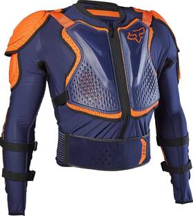 24018-007-2x Fox Racing Titan Sport Chest Guard Jacket - Navy Adult 2xl