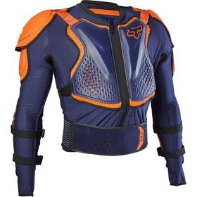 24018-007-s Fox Racing Titan Sport Motocross Jacket Navy Offroad Motox Chest Plate