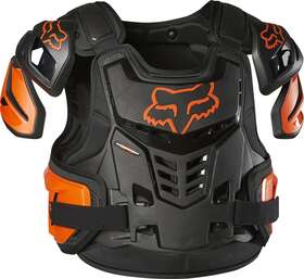 24814-009-s Fox Racing 24814-009-s/m Mens Raptor Vest Ce Chest Gaurd Orange 24814-009