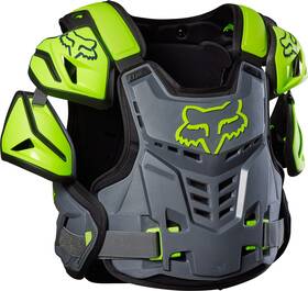 24814-330-s Fox Racing 24814-330-s/m Mens Raptor Vest Ce Chest Guard Dark Shadow Grey