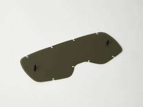 255372-012-os-dg Fox Racing Youth Airspace Main Vls Goggles Dark Gray Chrome Lexan Lens
