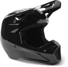 29669-001-s Fox Racing Mens Motocross V1 Solid Helmet Dot/ece Black 29669-001
