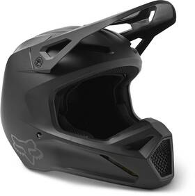 29669-255-m Fox Racing Mens Motocross V1 Solid Helmet Dot/ece Matte Black 29669-255