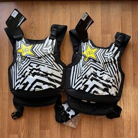 30305001s Fox Racing Nwt X Rockstar Roost Deflector Chest Protector Lot Of 2 Size L/xl