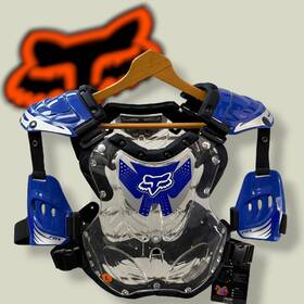 Fox Racing 884065823176 Brand New R3 Roost Deflector - Large Blue Motocross Chest Protector Armor