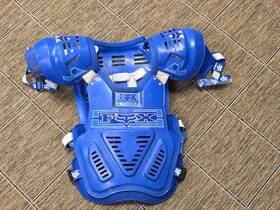 Fox Racing Roost-2 Vintage Adult Chest Protector Blue Motocross Atv Moto