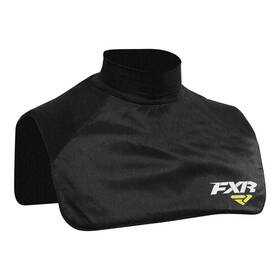 231634-1000-00 Fxr Chest Warmer Black Mock Neck Extra Wind Protection Screen Printed Logos