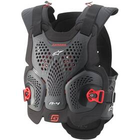 3gg230013503 Gasgas Apparel Alpinestars A-4 Max Chest Protector - Black/red Medium/large 3gg230013503 Gasgas Apparel Alpinestars A-4 Max Chest Protector - Black/red Medium/large