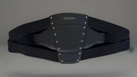 97921-02vx Harley-davidson Fxrg Sz M Adjustable 33-36 Black Back Brace Support