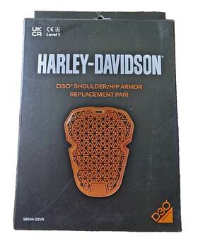 98104-22vr Harley-davidson D3o Ghost Armor Shoulder/hip Replacement Pair 98104-22vr Harley-davidson D3o Ghost Armor Shoulder/hip Replacement Pair