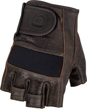 Highway 21 489-00425x Half Jab Mens Street Motorcycle Gloves - Brown / 5x-large
