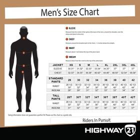 489-13636 Highway 21 Mens Motorcycle Blockhouse Jeans Black Us 36