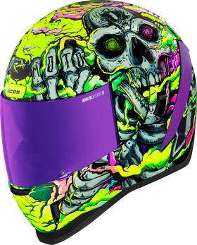 0101-16024 Icon Airform Hippy Dippy Helmet Xs Purple