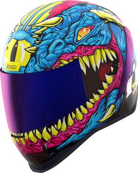 010116963 Icon Airform Kryola Kreep Mips Helmet - Blue Large Dropshield Included