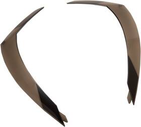 0133-1185 Icon Airform Rear Spoilers - Smoke Motorcycle Atv/utv Street Bike Dirt