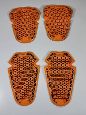 2706-0249-1 Icon 4 Set New D30 Ghost Knee Shoulder Protectors - Motocross Dirt Bike Offroad