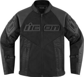 2810-3898 Icon Mesh Af Leather Jacket Medium Black