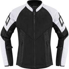 2822-1493 Icon Womens Mesh Af Jacket Large White