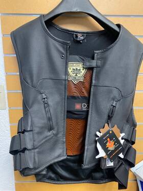 2830-0395 Icon Brand New Regulator D3o Stripped Vest Black Size S/m