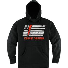 3050-6652 Icon Intercept 93 Hoodies Xl Black