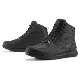 3403-1054 Icon Inch Tarmac Wp Motorcyle Boots Street Footwear Waterproof Mens U.s. 8 - Black