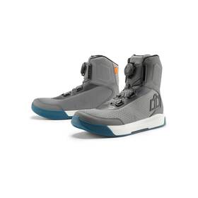 3403-1277 Icon Inch Overlord Vented Ce Motorcycle Boots Boa System Mens U.s. 12 - Gray