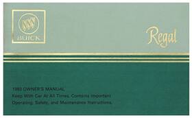 Jegs 90991 Owners Manual For 1983 Buick Regal Original Reprint