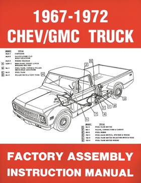 Jegs 91284 Assembly Manual For 1967-1972 Chevrolet And Gmc Trucks