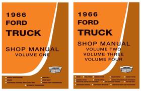 Jegs 93684 Shop Manual Set For 1966 Ford F100 F250 F350 Trucks