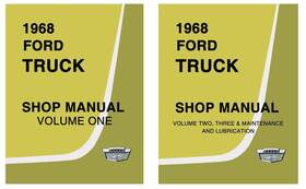 Jegs 93685 Shop Manual Set For 1968 F100 F250 F350 P100 P350 Ford Trucks