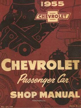 Jegs 93768 Shop Manual For 1955 Chevrolet Passenger Cars