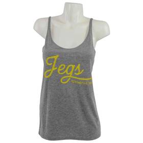 Jegs Apparel And Collectibles 099998552363 Ladies Script Logo Tank Small