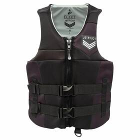 Wjp-21238-bk-ml Jetpilot 2021-2023 Fleet Neoprene 2-buckle Life Vest Pfd Mens Black Md/lg Wjp-2