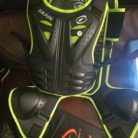 Jiajun Bc205wos160ws Kids Motorcycle Body Chest Protector Vest Ski Skate Protection Guards Size M