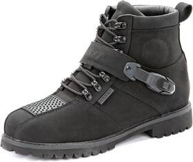 1287-0010 Joe Rocket Big Bang Motorcycle Riding Boots Padded Ankle Cuff Mens U.s. 10 Black