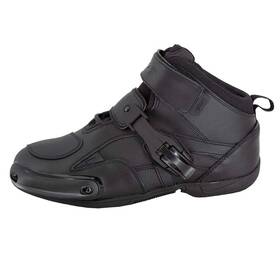 2032-1012 Joe Rocket Sector Motorcycle Riding Shoes Buckle Leather Chassis Mens 12 Black