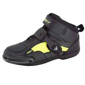 2032-4009 Joe Rocket Sector Motorcycle Riding Shoes Buckle Leather Chassis Mens 9 Hi-viz