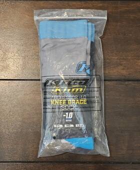 Klim 840273700784 Aggressor -1.0 Knee Brace Socks Size Large Mens Shoe 11-14