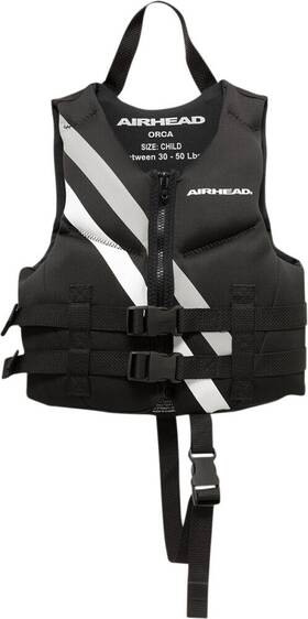 10075-03-b-bk Kwik Tek Airhead Youth Orca Vest Black/white 3242-0072 10075-03-b-bk Kwik Tek Airhead Youth Orca Vest Black/white 3242-0072