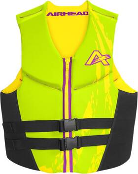 10076-13-b-lg Kwik Tek Airhead Swoosh Vest 3xl Green 3x-large 3240-0957