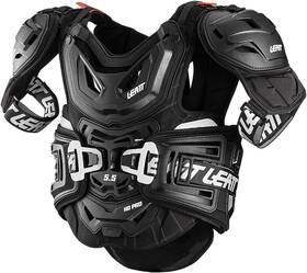 Leatt 009698988137 New Brace 5.5 Pro Hd Chest Protector-black- Fits Riders From 150-190lbs