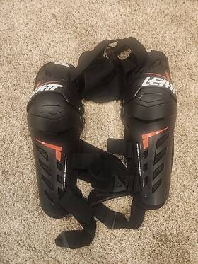 Leatt 009699012190 Black Large/x-large Knee And Shin Guards Dual Axis