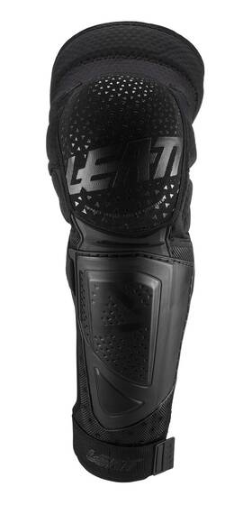 Leatt 009699058976 3df Hybrid Ext Knee And Shin Guards Pair Black Xxl