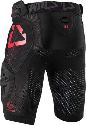 Leatt 009699061266 3df 5.0 Mens Impact Shorts Black Medium
