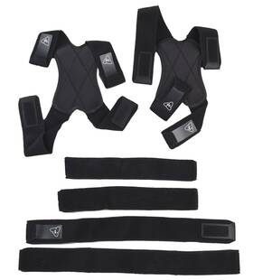 4017331050 Leatt C-frame Junior Replacement Strap Kit Black 4017331050 Leatt C-frame Junior Replacement Strap Kit Black