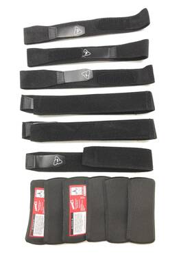 Leatt 4024500650 Dual Axis Pro Knee Strap Kit Black Sm/md