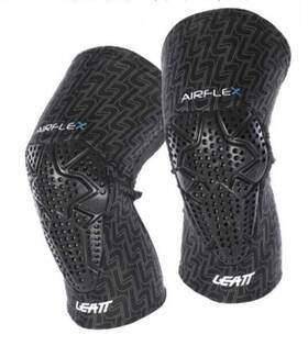 5015400411 Leatt Knee Guard Airflex - Black Adult L/xl